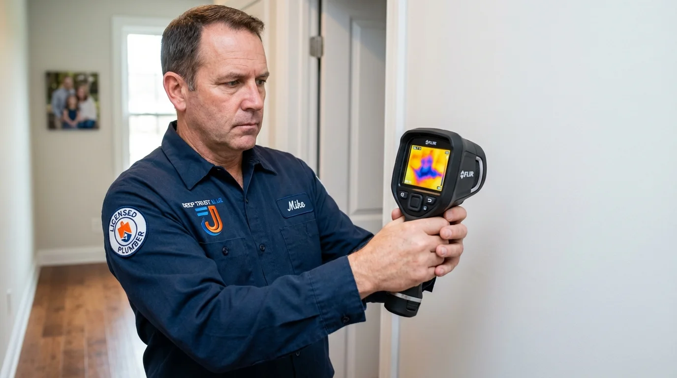 Thermal imaging leak detection by Johns Plumbing LLC in Vidalia